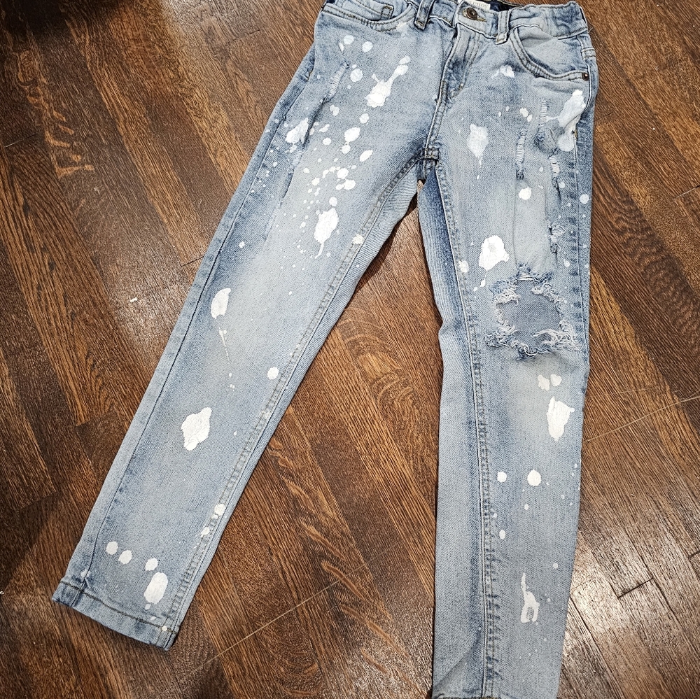 Boys Evolution stretchy distressed jeans, super cute!! - Picture 2 of 13
